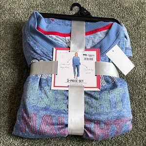 Women's Blue 2-Piece Sleepwear Set